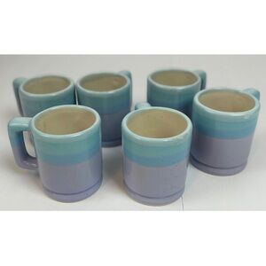 Vintage Rodolfo Padilla Ceramic Coffee Mugs - Set of 6